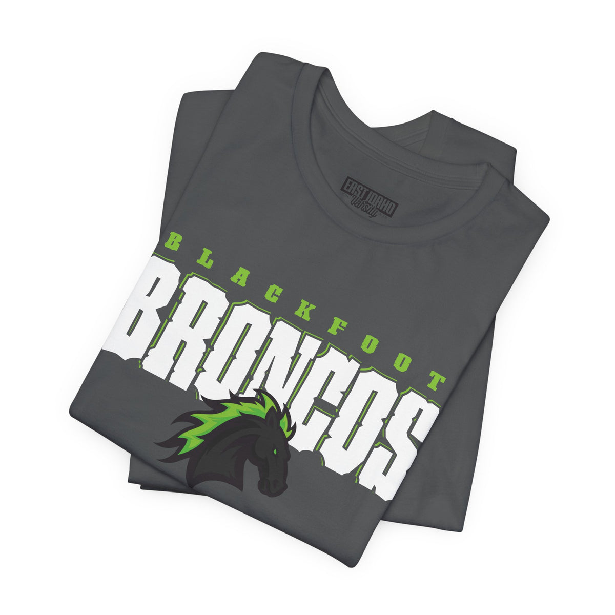 Blackfoot High School Broncos Tee | Big Word Shirt