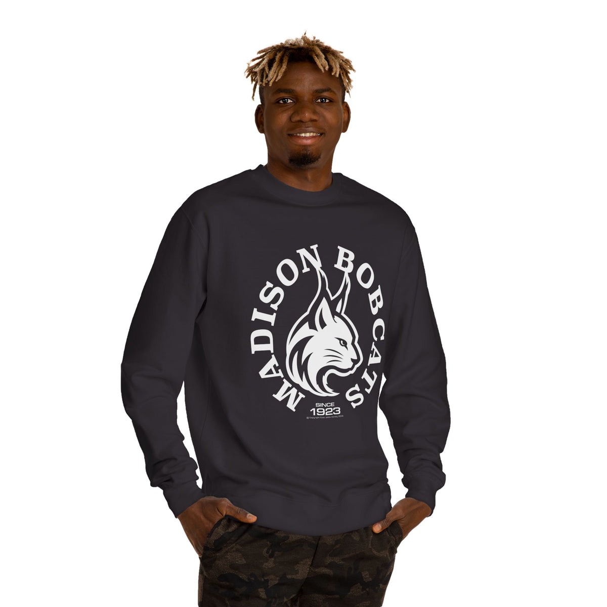Madison High School Bobcats | Crew Neck Sweatshirt