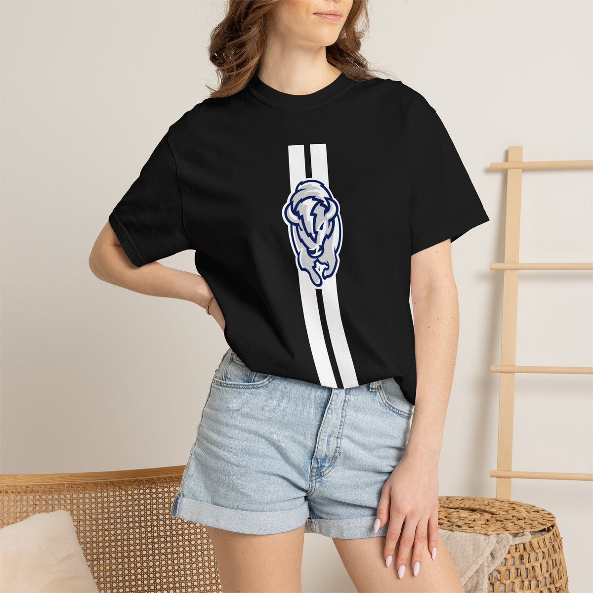 Pocatello High School Thunder T-Shirt | stripe tee