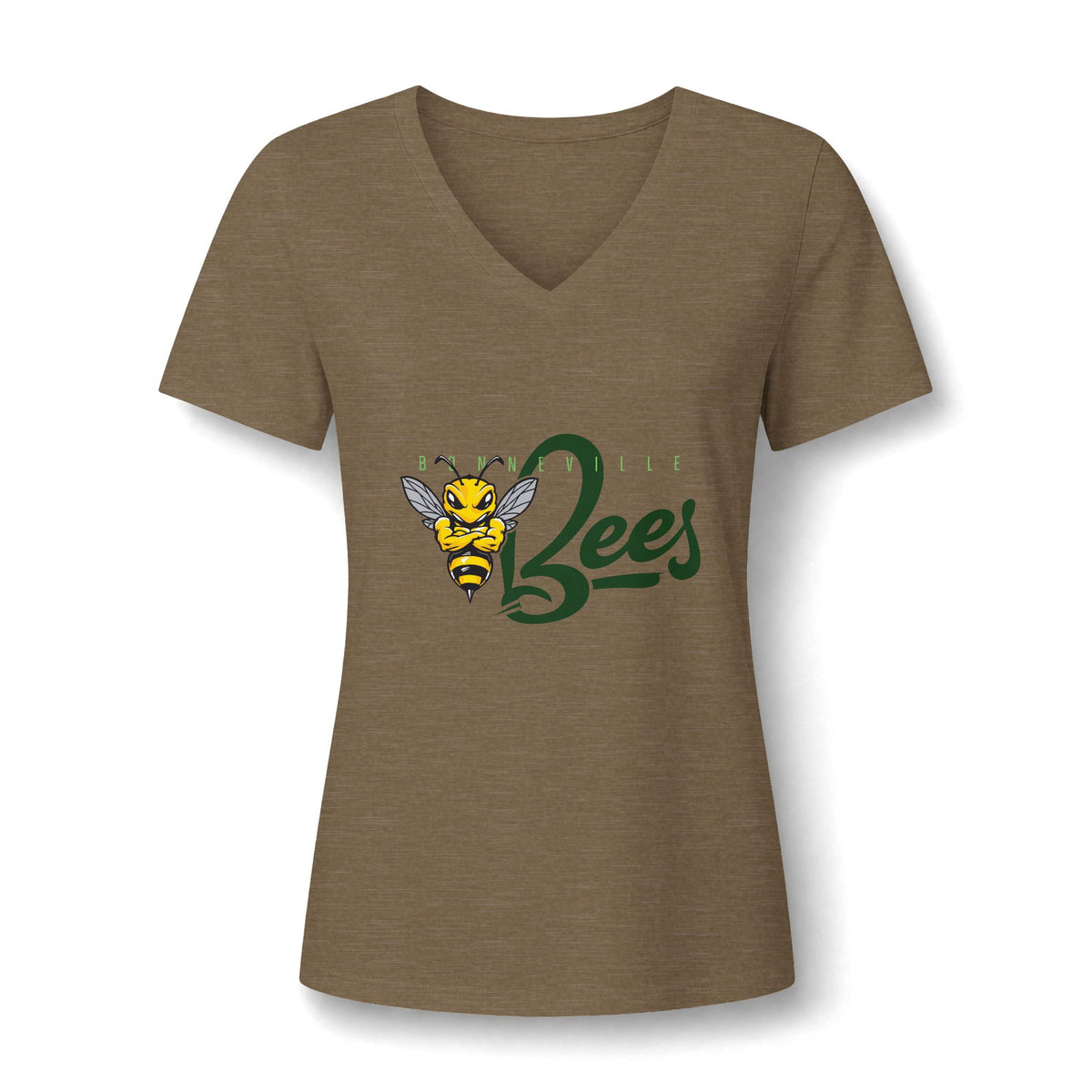 Bonneville High School Bees | Logo V-Neck Tee