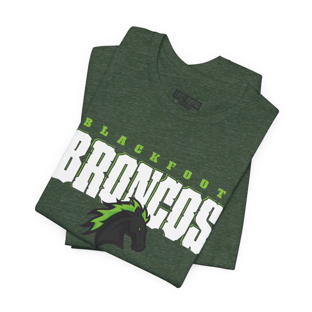Blackfoot High School Broncos Tee | Big Word Shirt
