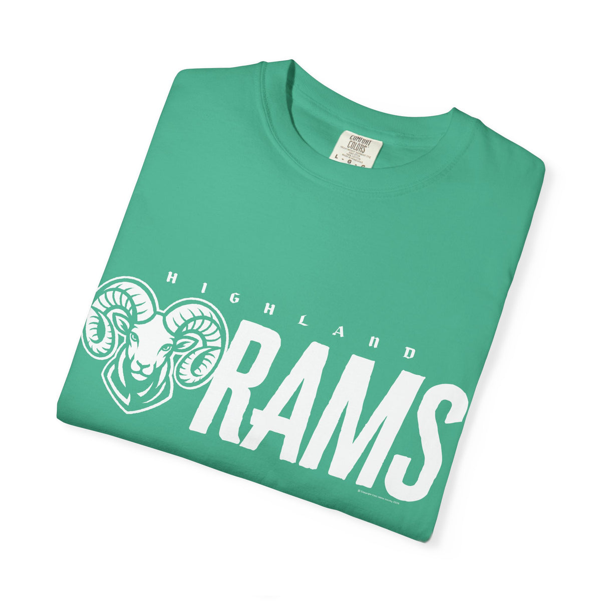 Highland High School Rams T-Shirt | Big Rams tee