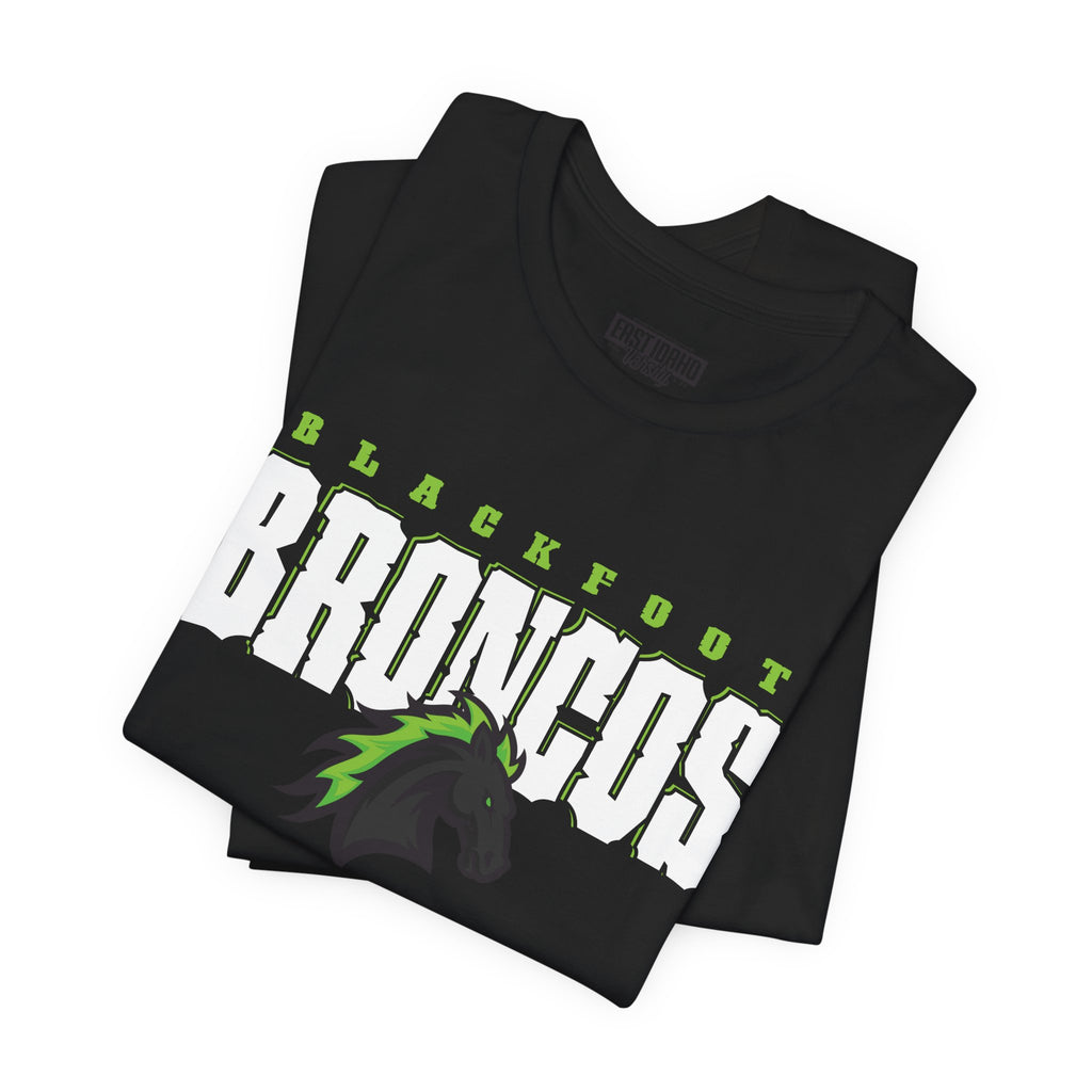 Blackfoot High School Broncos Tee | Big Word Shirt