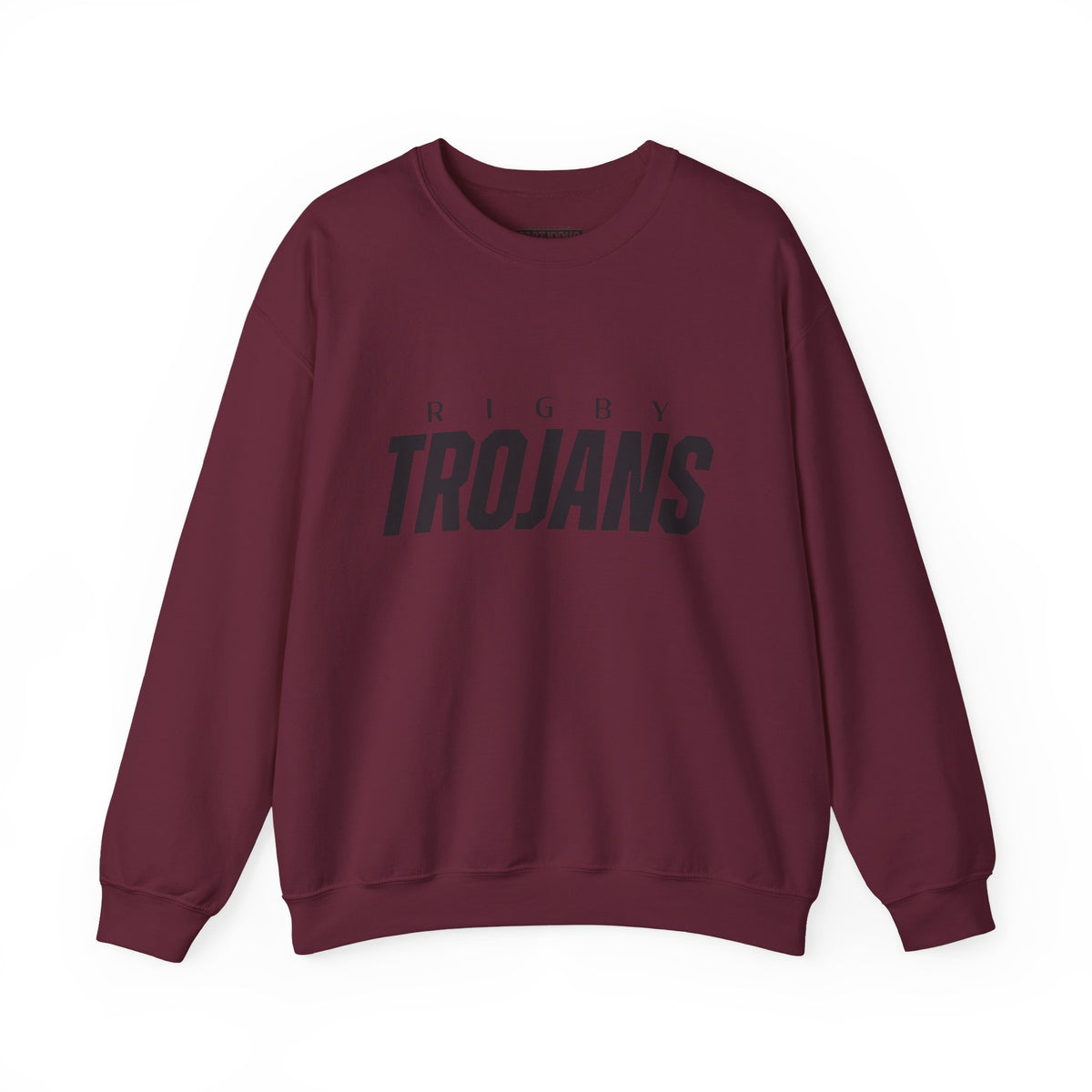 Rigby Trojans Crewneck Sweatshirt | School Spirit, in neon for theme nights
