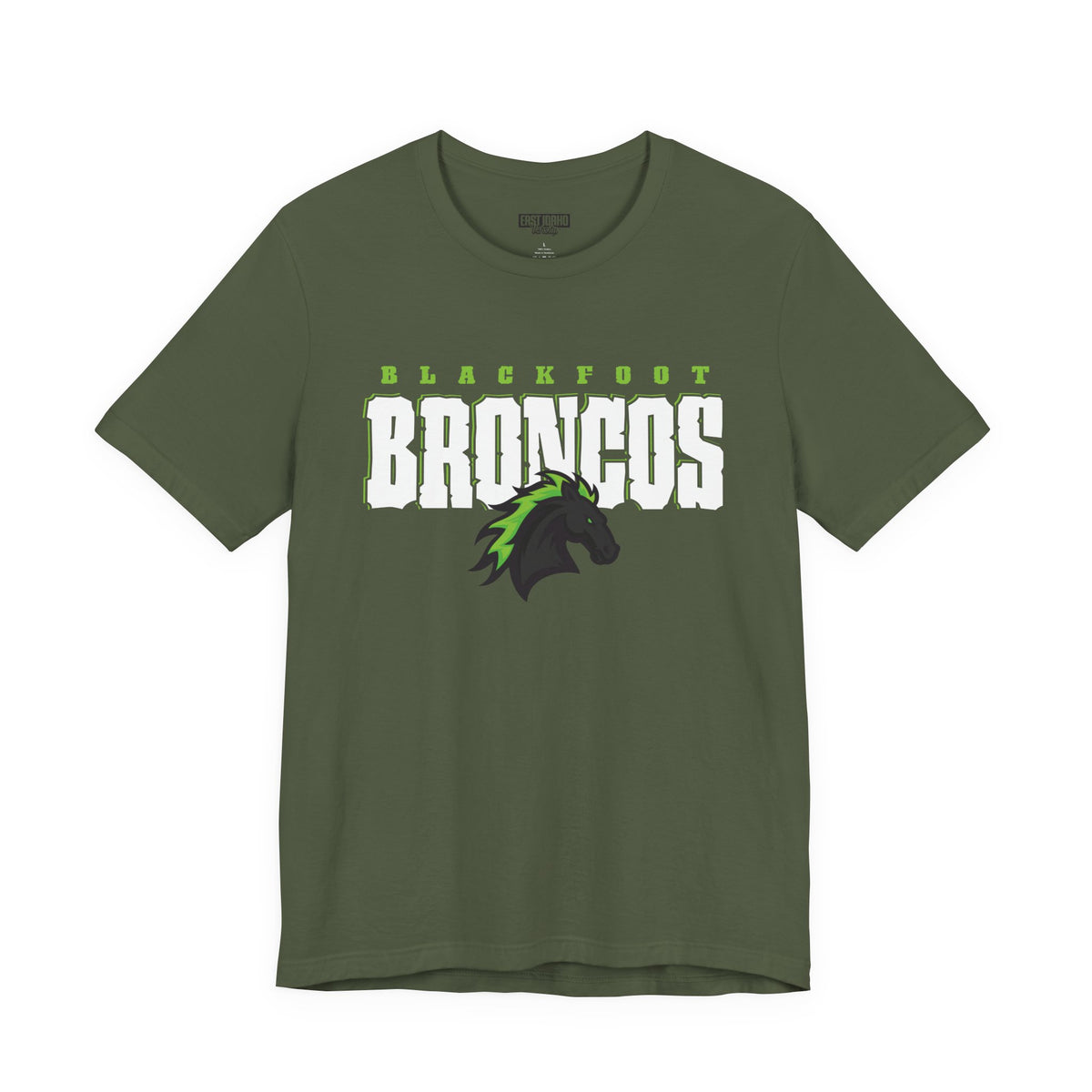 Blackfoot High School Broncos Tee | Big Word Shirt