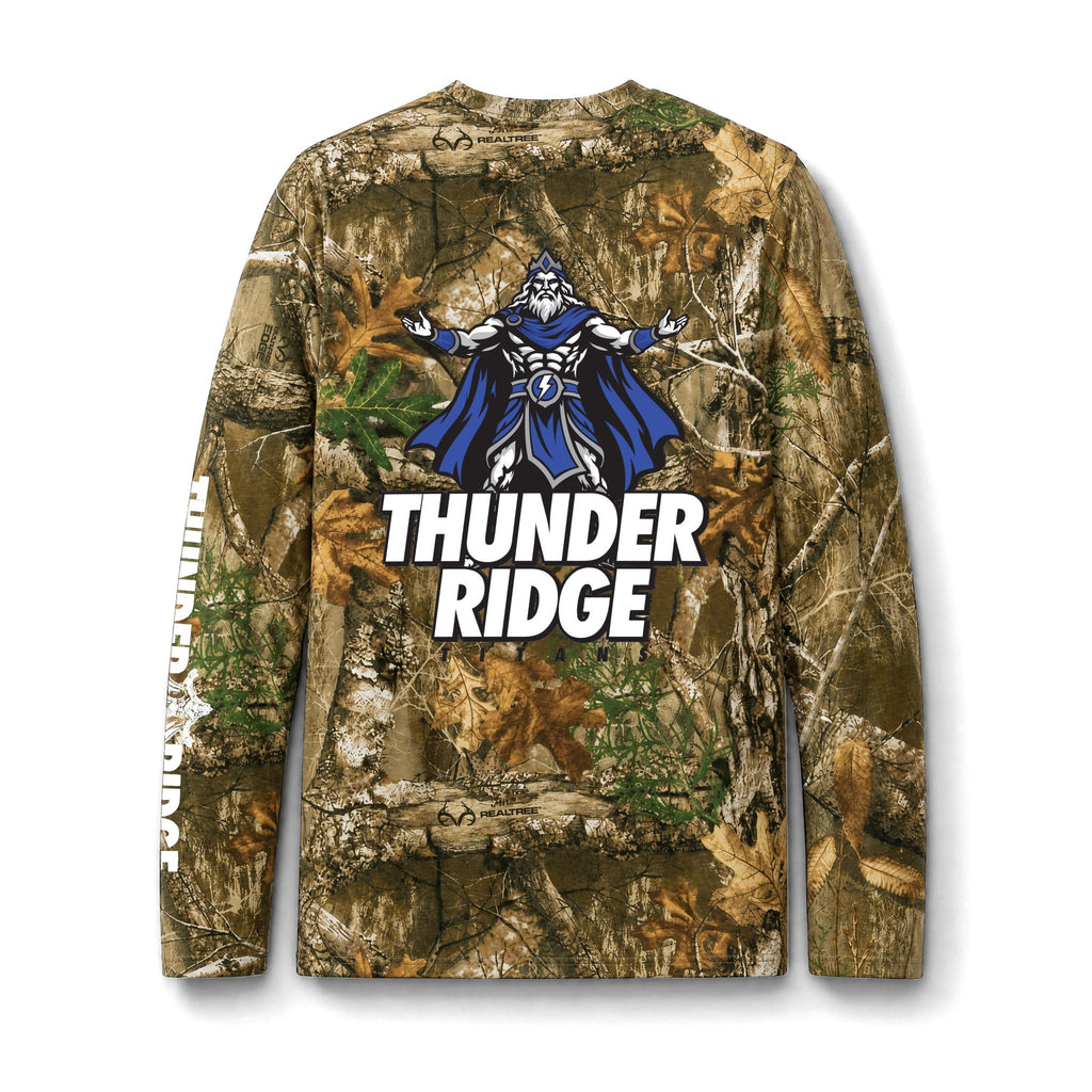 Thunder Ridge High School Titans | Camo Pattern Long Sleeve Tee