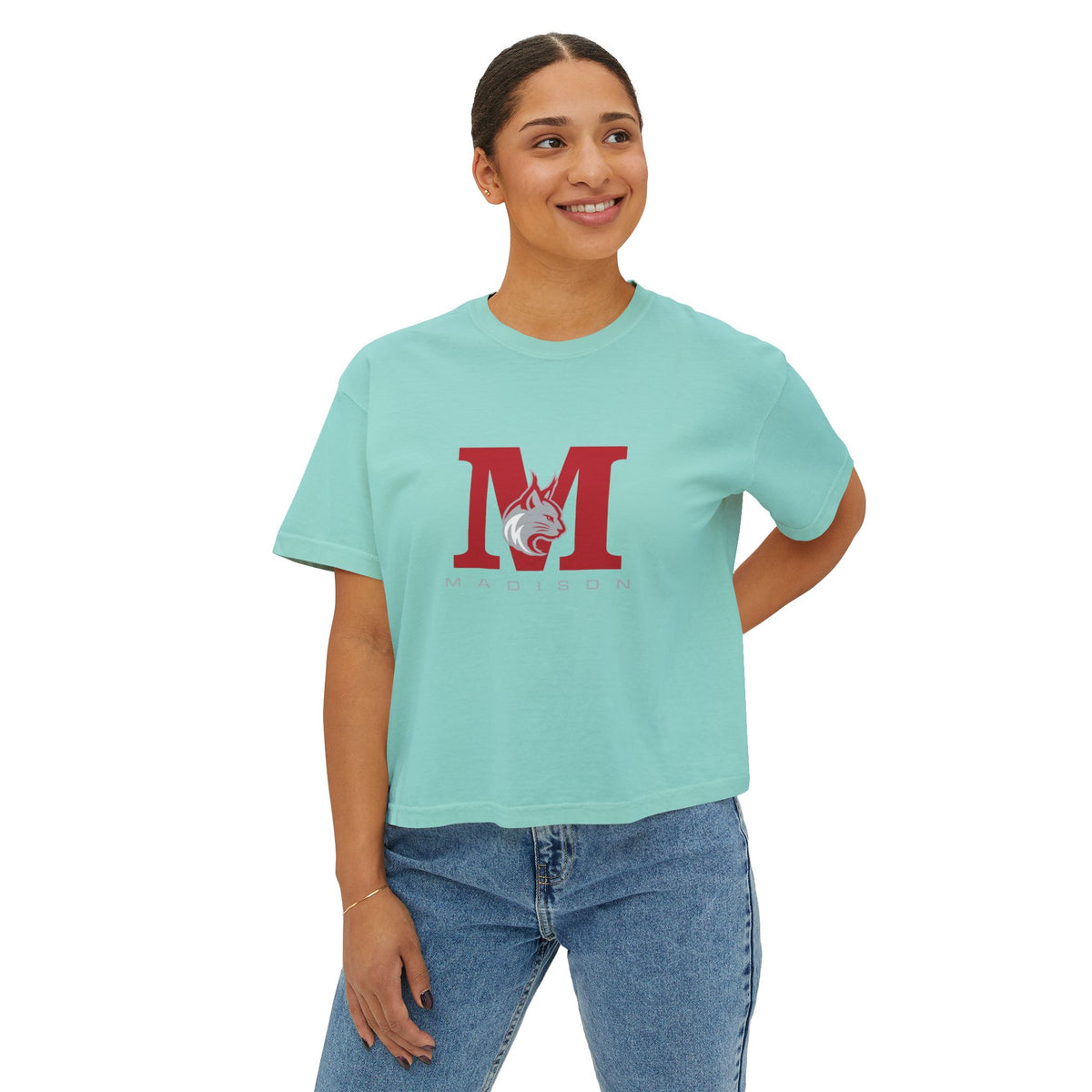 Madison High School Bobcats | Women's Boxy Tee