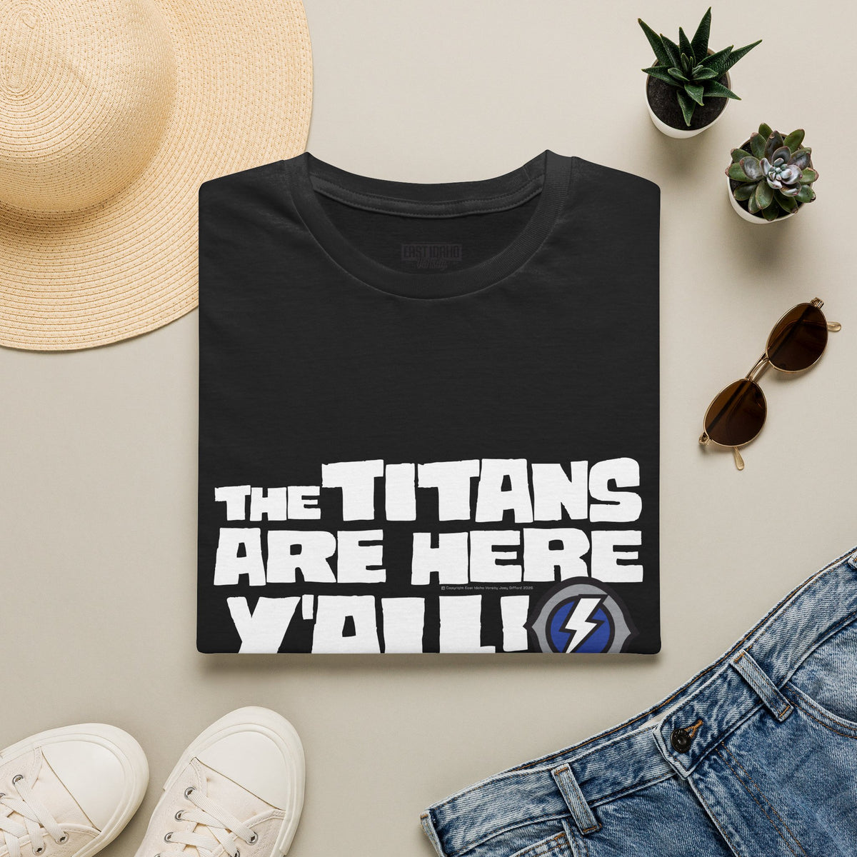 Thunder Ridge High School Titans T-Shirt | Titans are here graphic