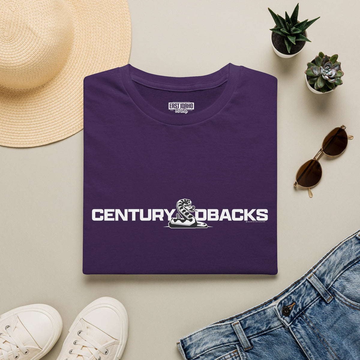 Copy of Century Diamondbacks T-Shirt | snake and school logo
