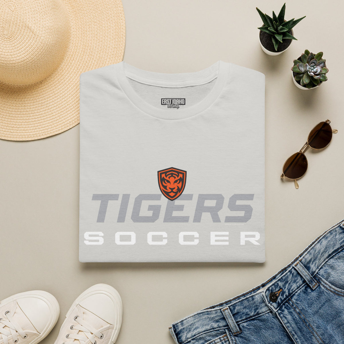 Idaho Falls High School Tigers T-Shirt | soccer graphic