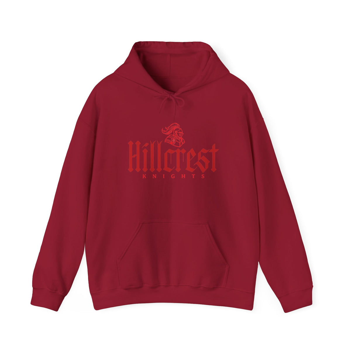 Hillcrest High School Knights Hoodie | red graphic