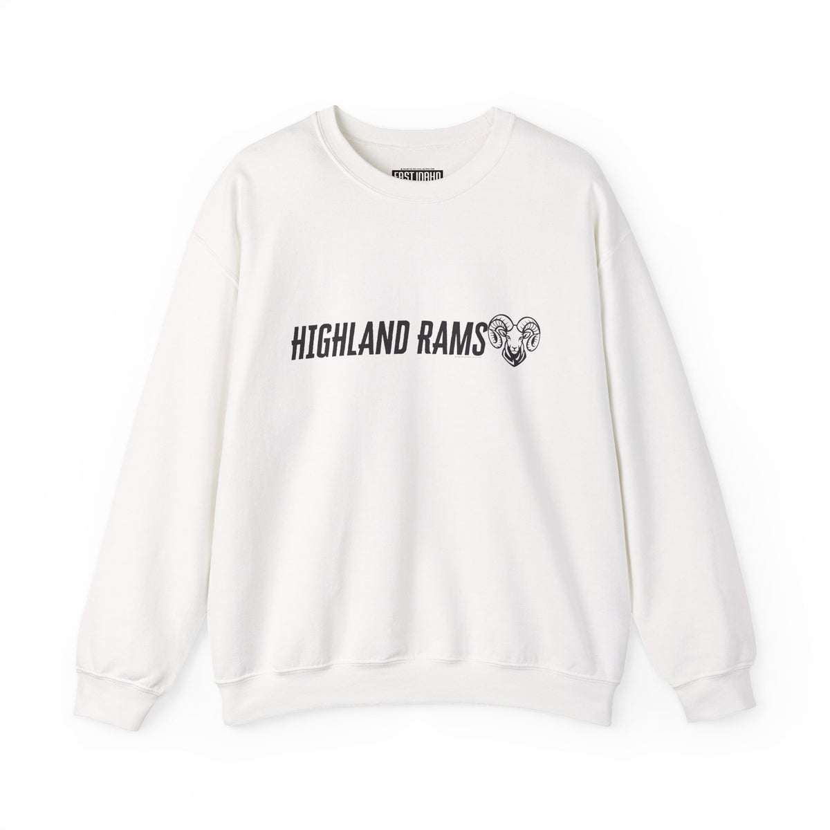 Highland High School Rams | Crewneck Sweatshirt | available in neons for theme nights