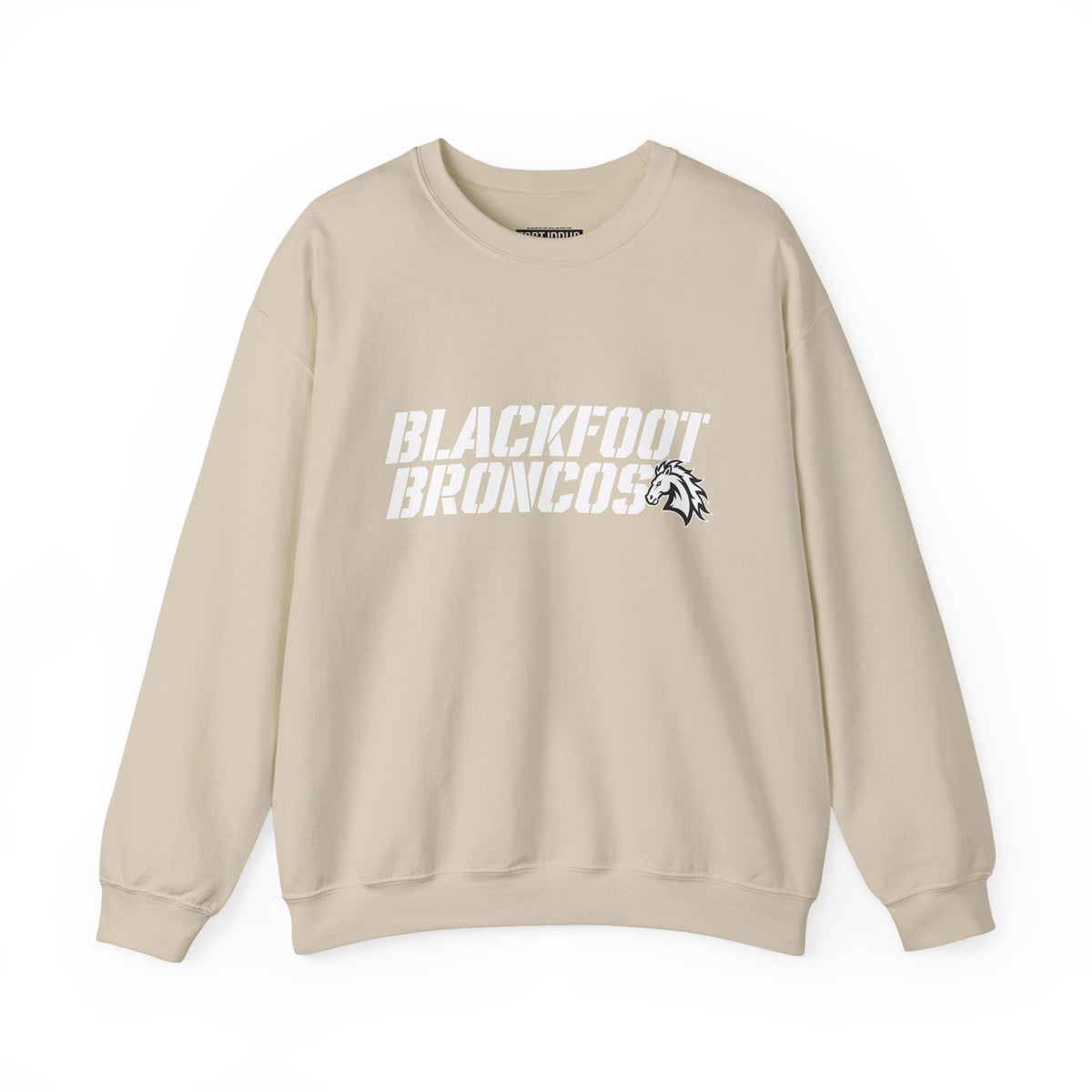 Blackfoot High School Broncos Crewneck Sweatshirt | School Spirit, in neon for theme nights