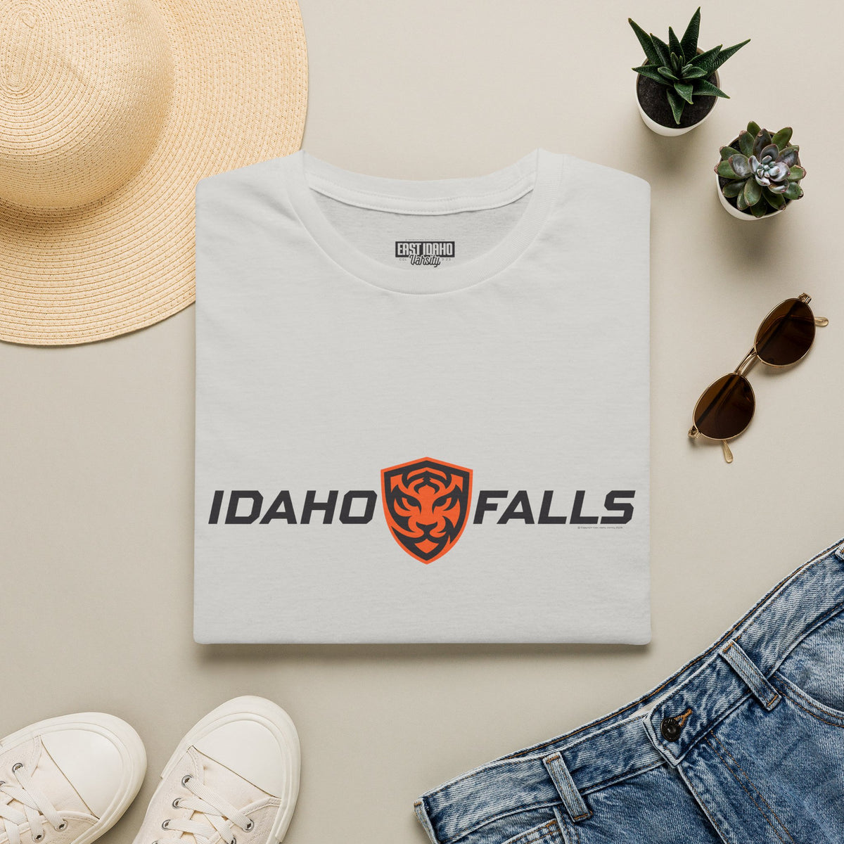 Idaho Falls High School Tigers T-Shirt | shield graphic