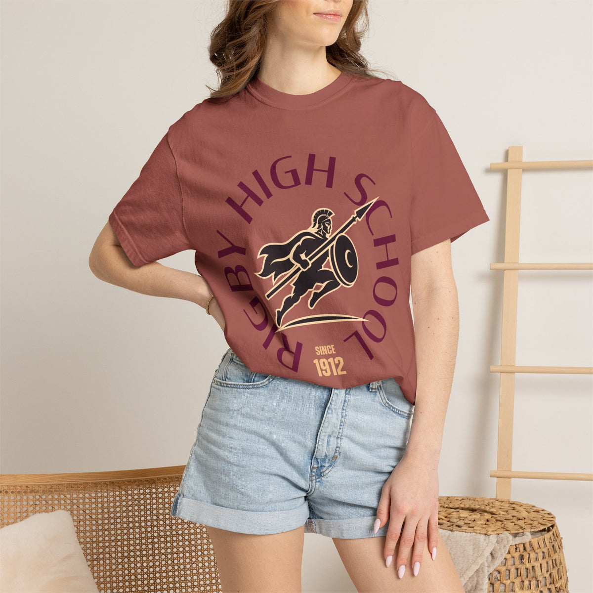 Rigby High School Trojans T-Shirt | circle tee