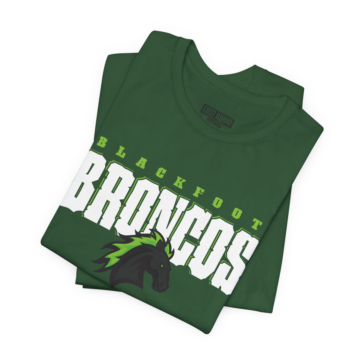 Blackfoot High School Broncos Tee | Big Word Shirt
