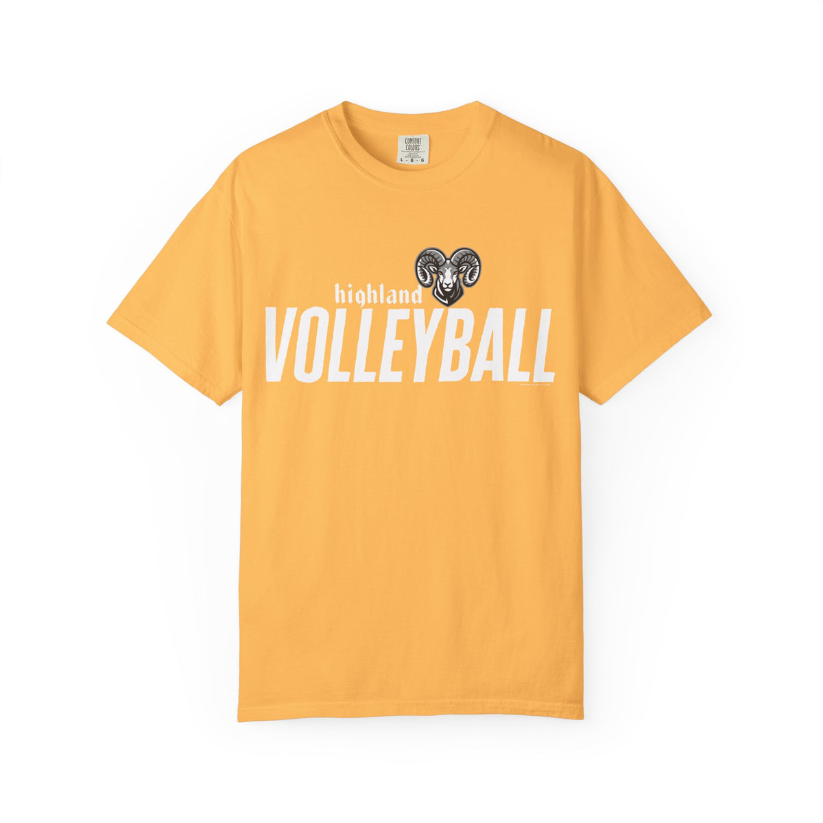 Highland High School Rams T-Shirt | volleyball tee