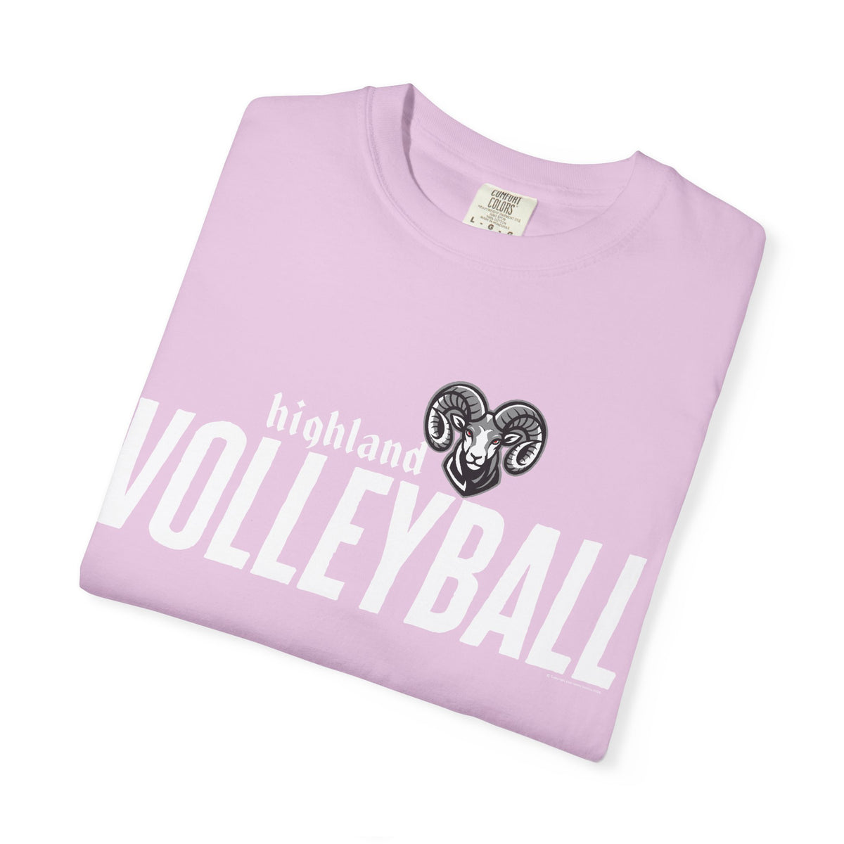 Highland High School Rams T-Shirt | volleyball tee