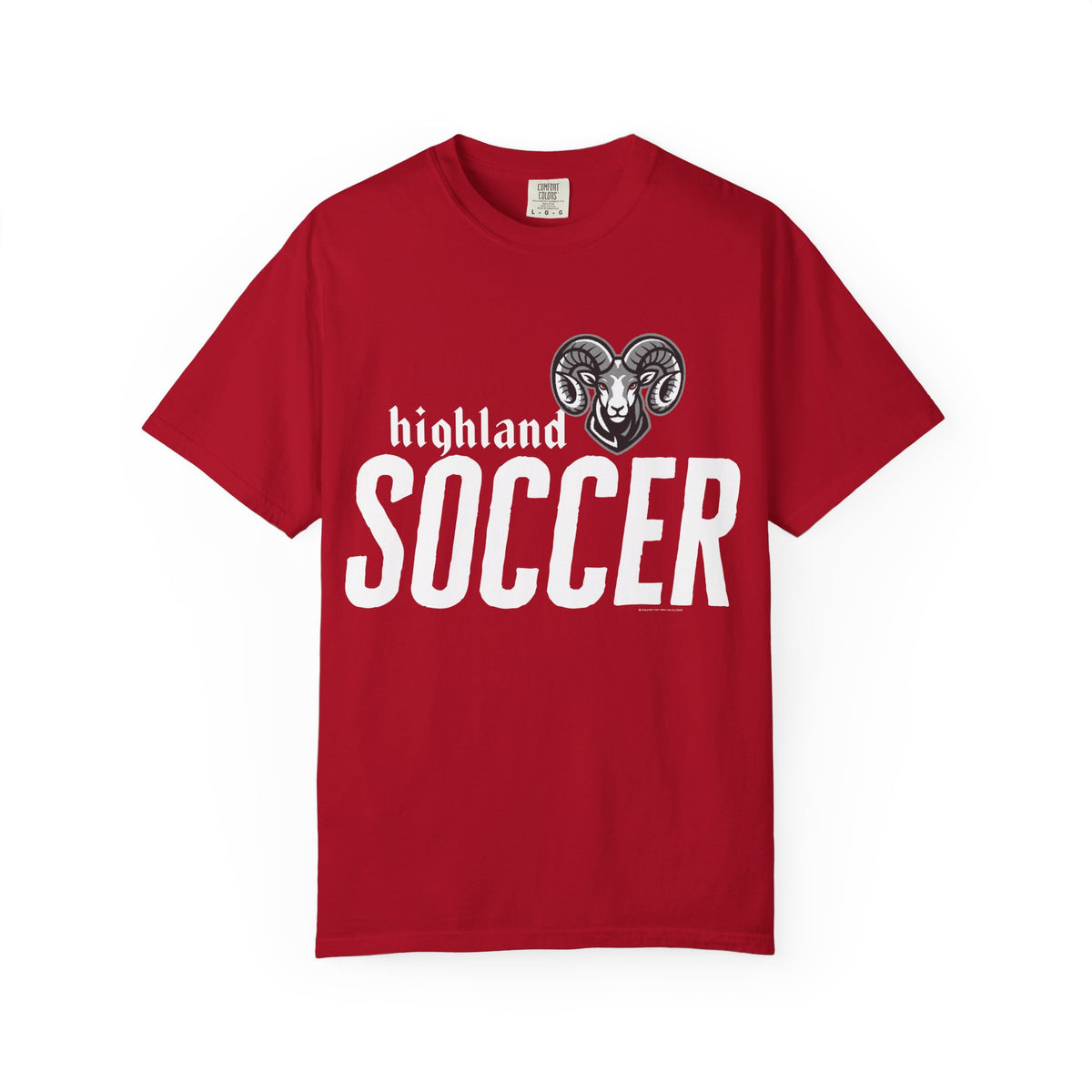 Highland High School Rams T-Shirt | soccer tee