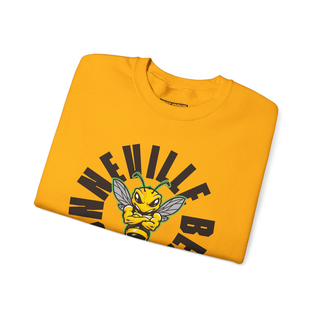 Bonneville High School Bees Crewneck Sweatshirt | School Spirit, in neon for theme nights