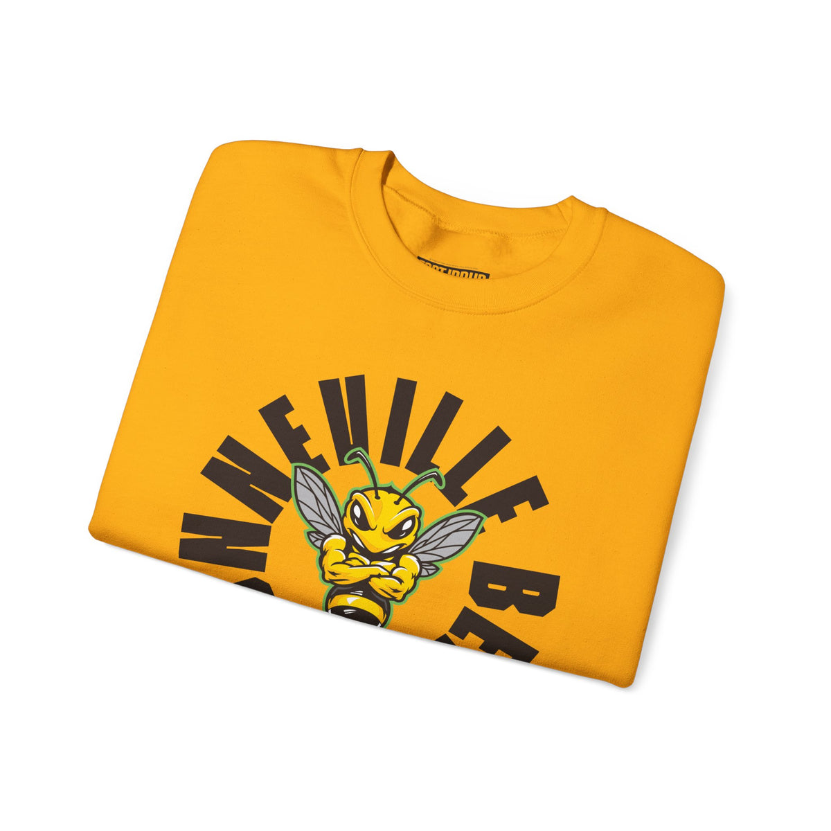 Bonneville High School Bees Crewneck Sweatshirt | School Spirit, in neon for theme nights