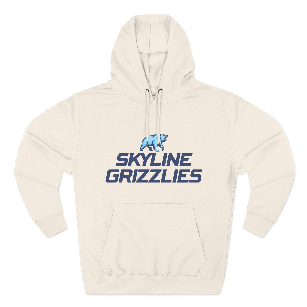 Skyline High School Grizzlies Logo Hoodie