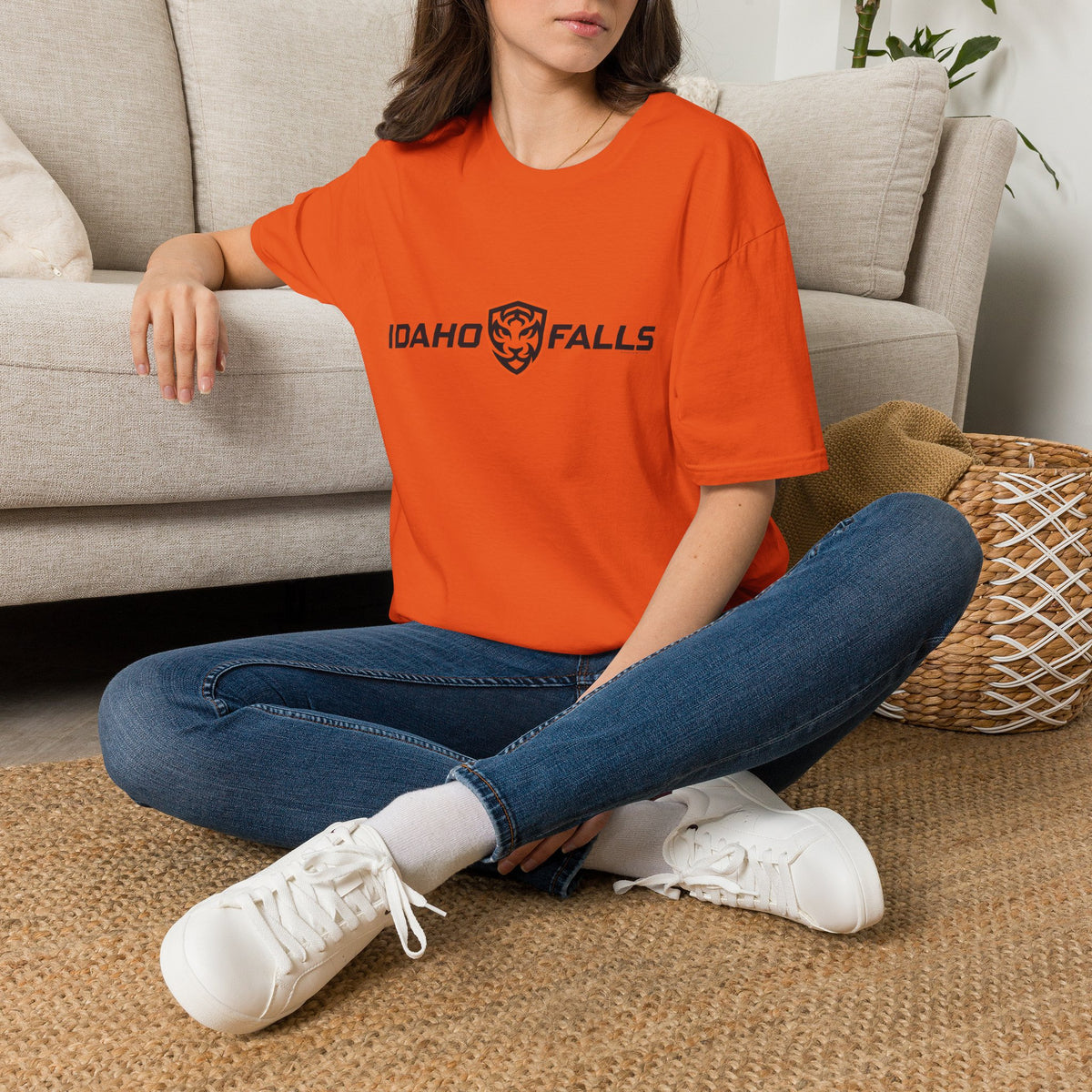 Idaho Falls High School Tigers T-Shirt | shield graphic