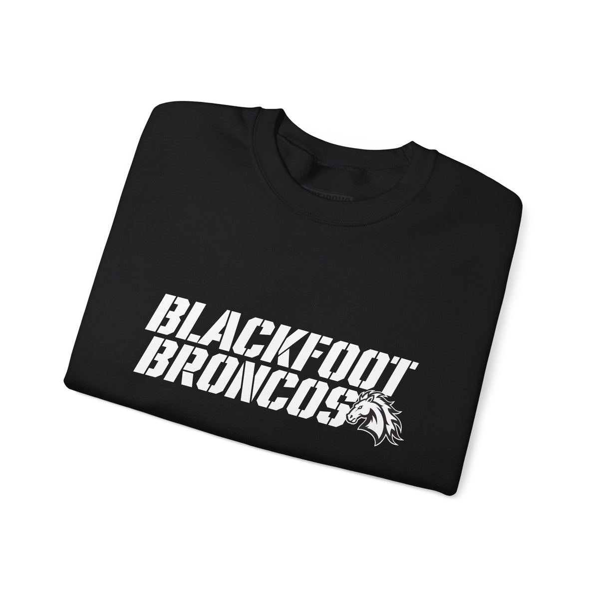 Blackfoot High School Broncos Crewneck Sweatshirt | School Spirit, in neon for theme nights