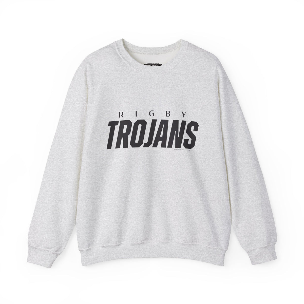 Rigby Trojans Crewneck Sweatshirt | School Spirit, in neon for theme nights