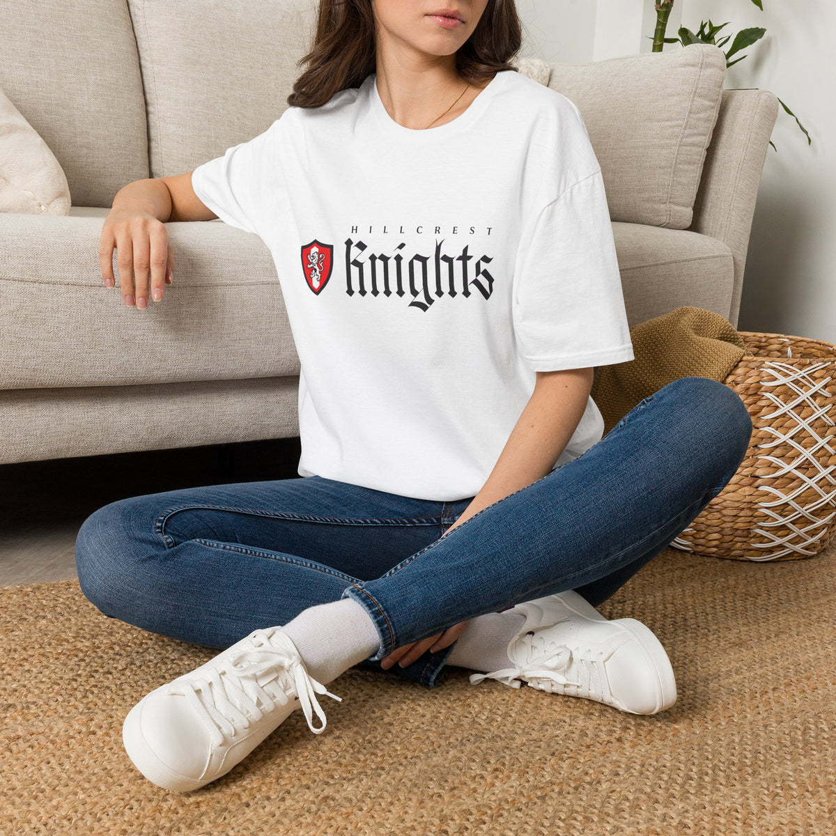 Hillcrest High School Knights T-Shirt | shield graphic