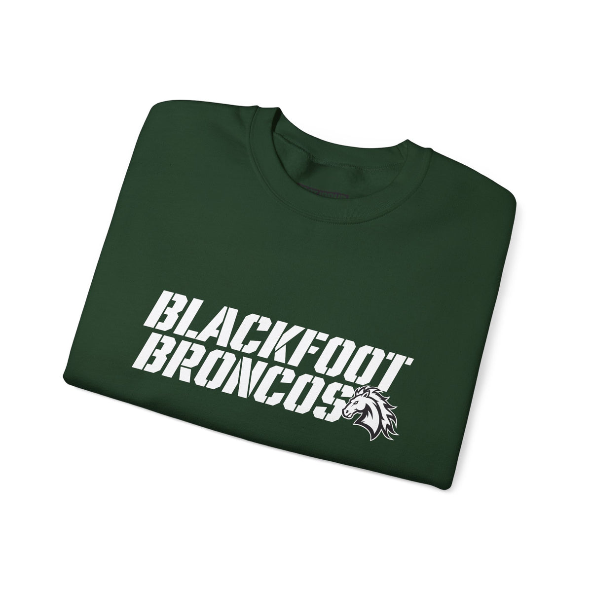 Blackfoot High School Broncos Crewneck Sweatshirt | School Spirit, in neon for theme nights