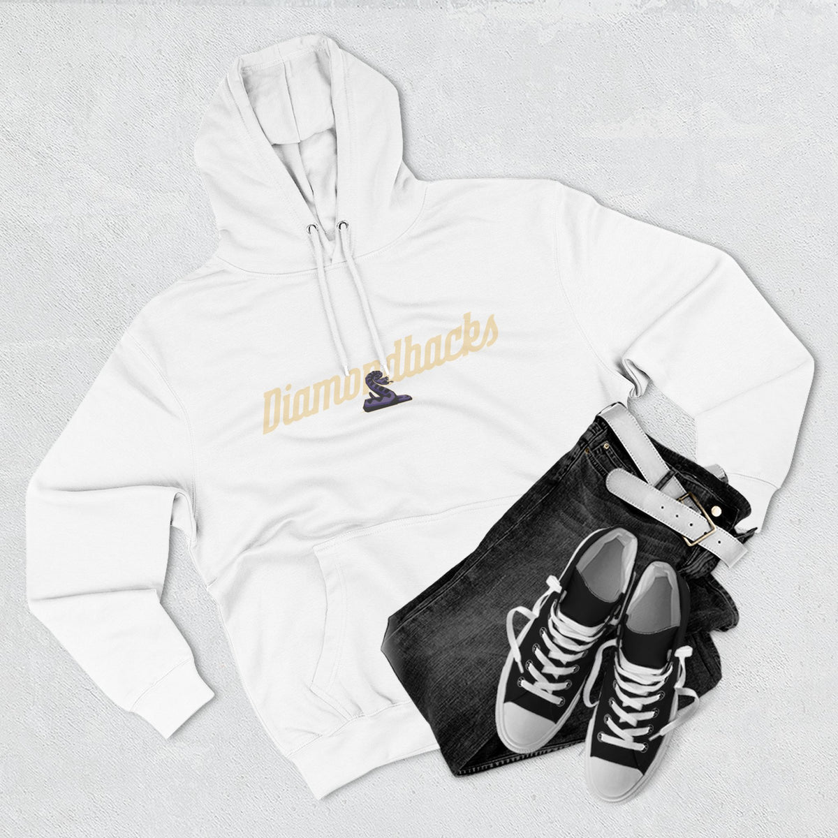 Century High School Diamondbacks | Text and Snake Hoodie