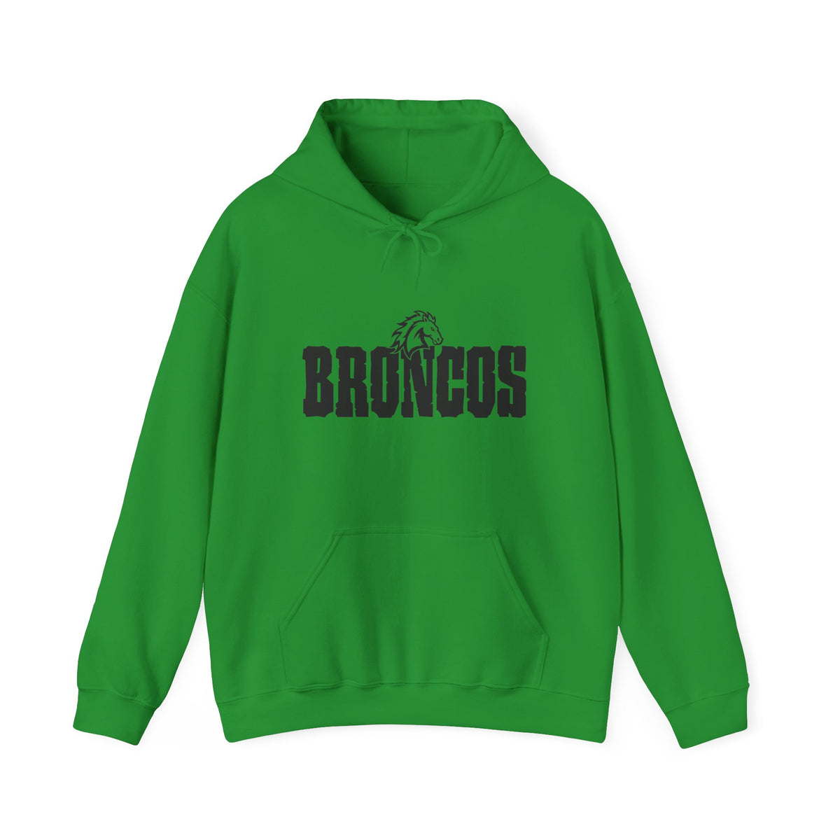 Blackfoot High School Broncos Hoodie | Minimal Graphic