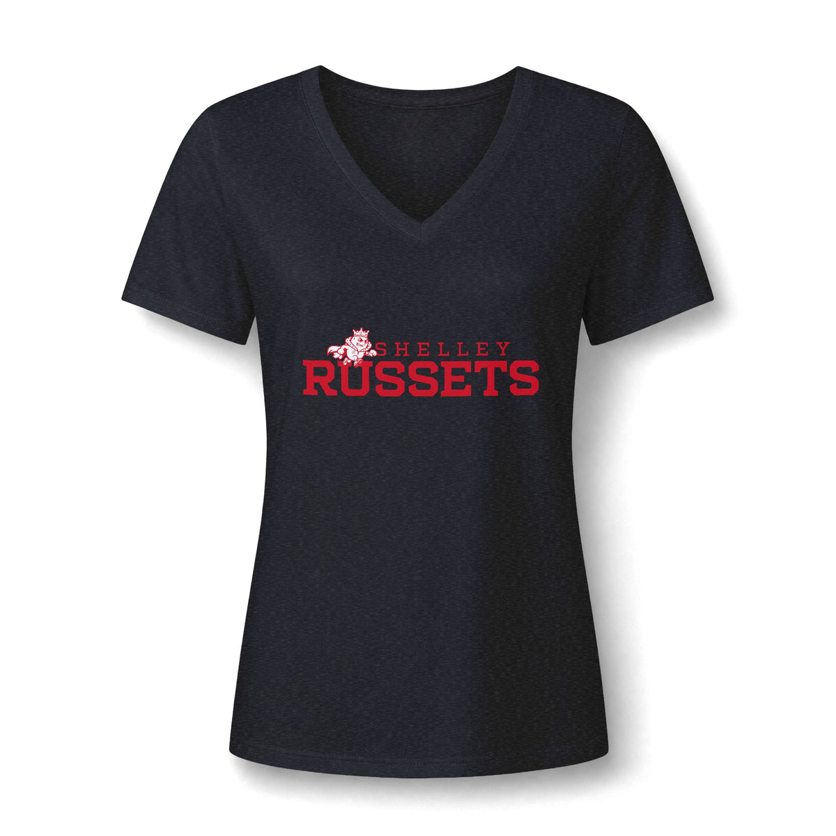 Shelley High School Russets | Logo V-Neck Tee