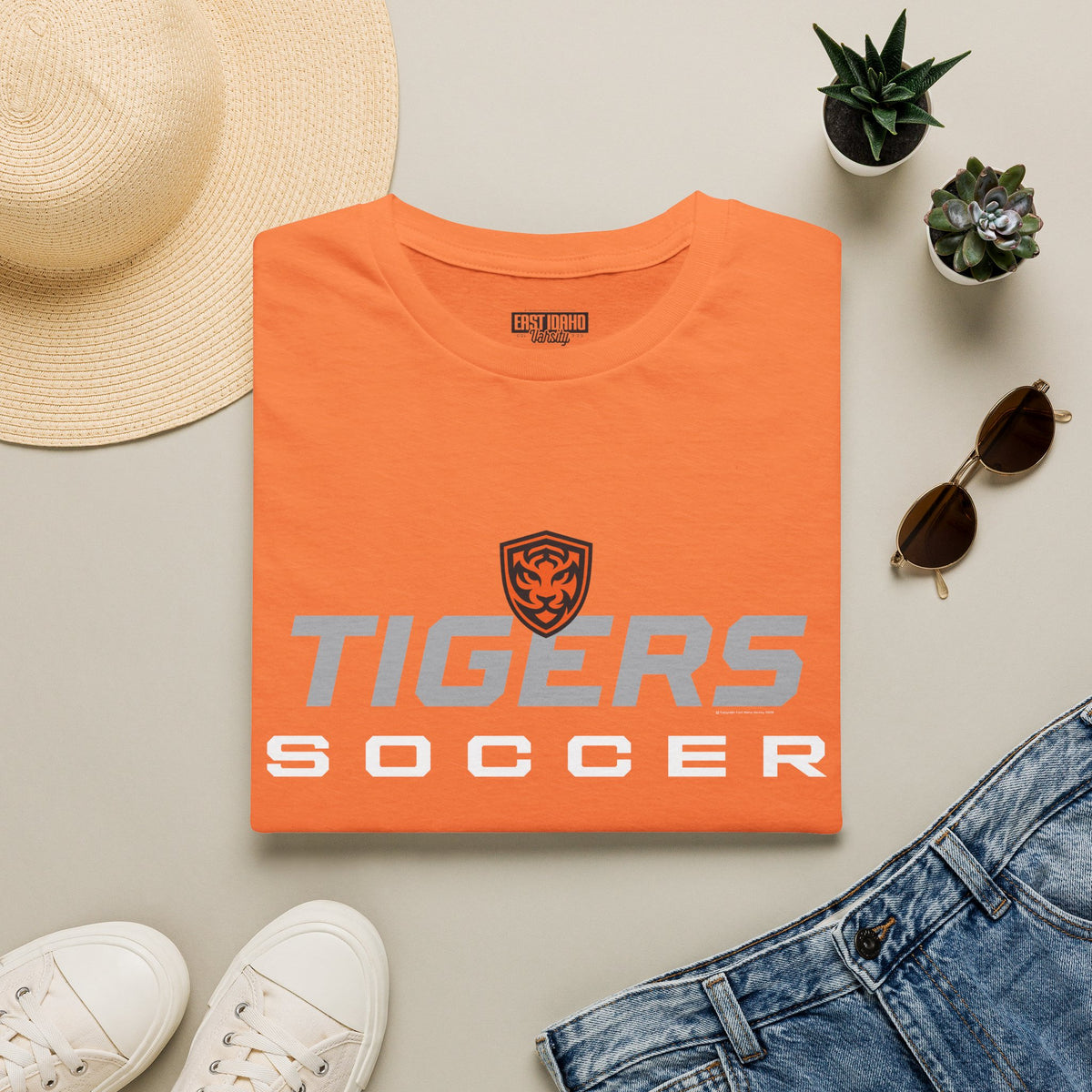 Idaho Falls High School Tigers T-Shirt | soccer graphic