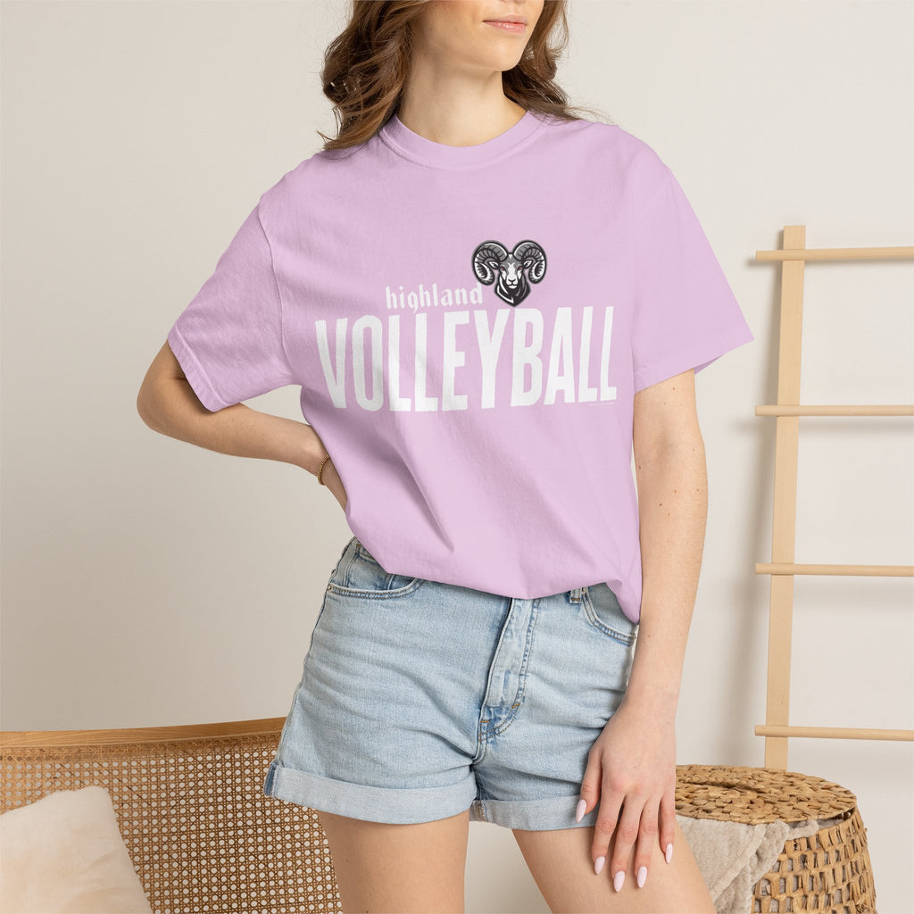 Highland High School Rams T-Shirt | volleyball tee