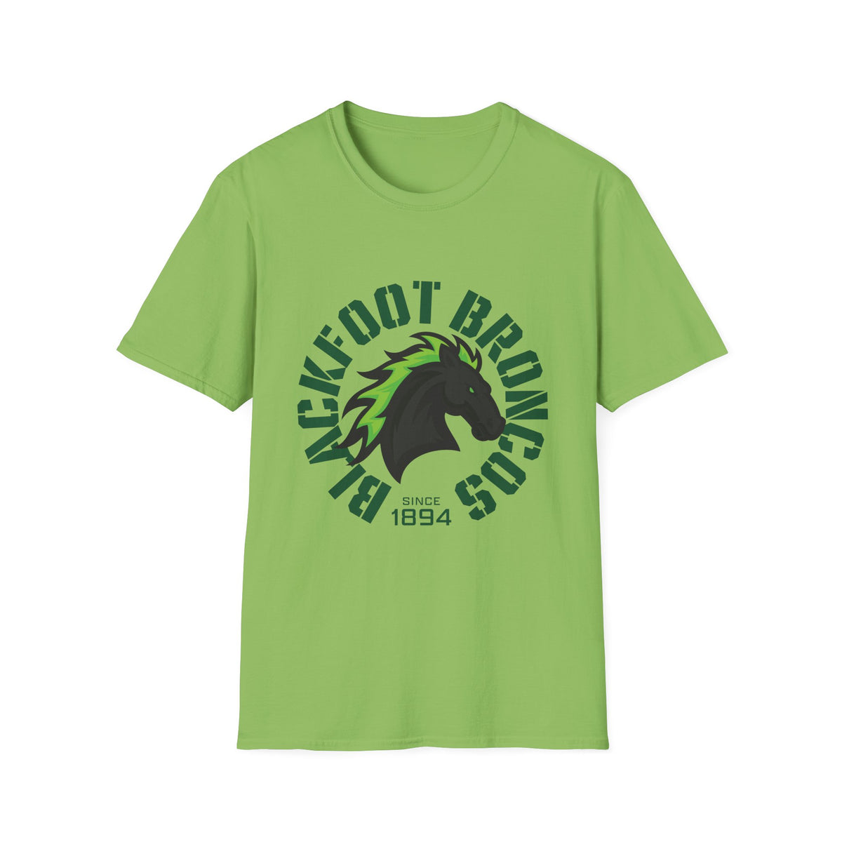 Blackfoot High School Broncos T-Shirt | Mascot Athletic Tee