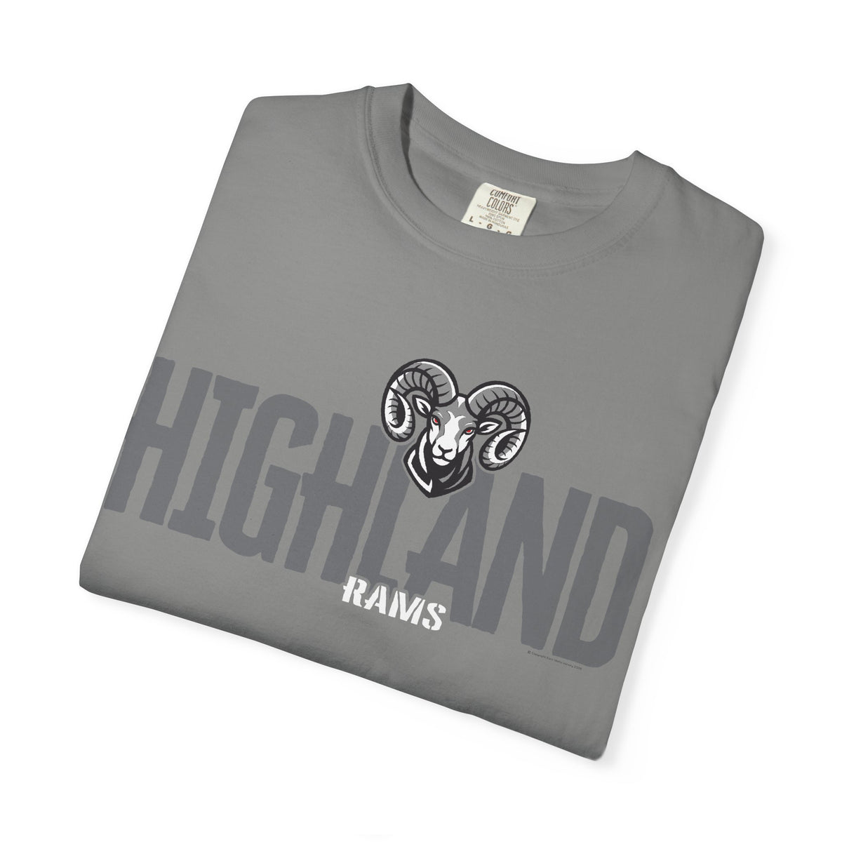 Highland High School Rams T-Shirt | school tee