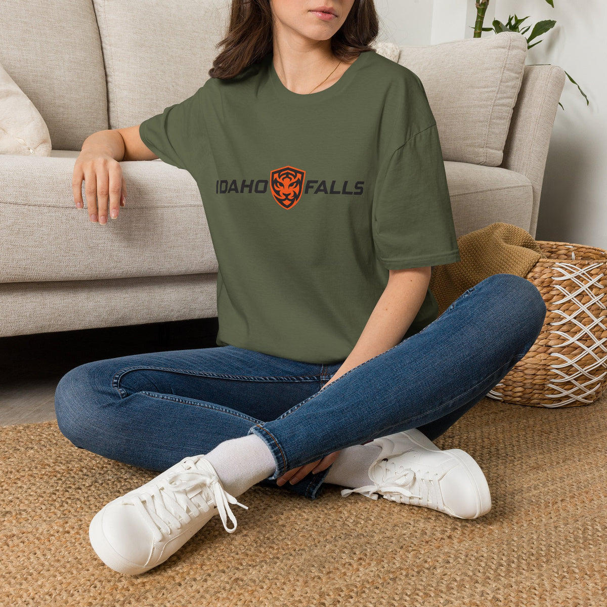 Idaho Falls High School Tigers T-Shirt | shield graphic