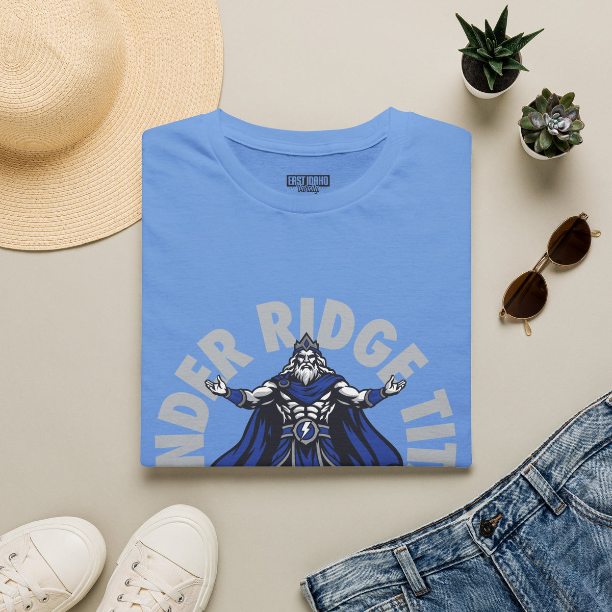 Thunder Ridge High School Titans T-Shirt | circular graphic