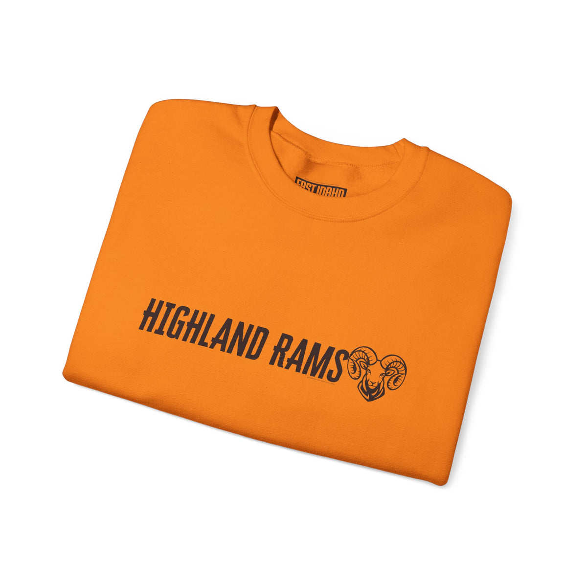 Highland High School Rams | Crewneck Sweatshirt | available in neons for theme nights