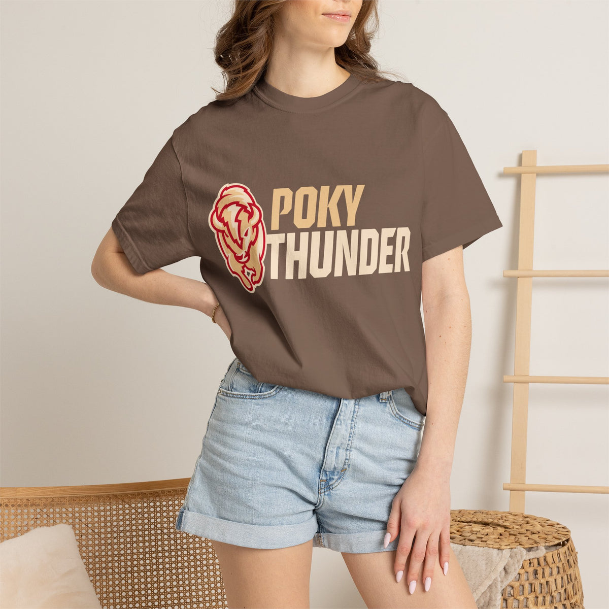 Pocatello High School Thunder T-Shirt | tan design tee
