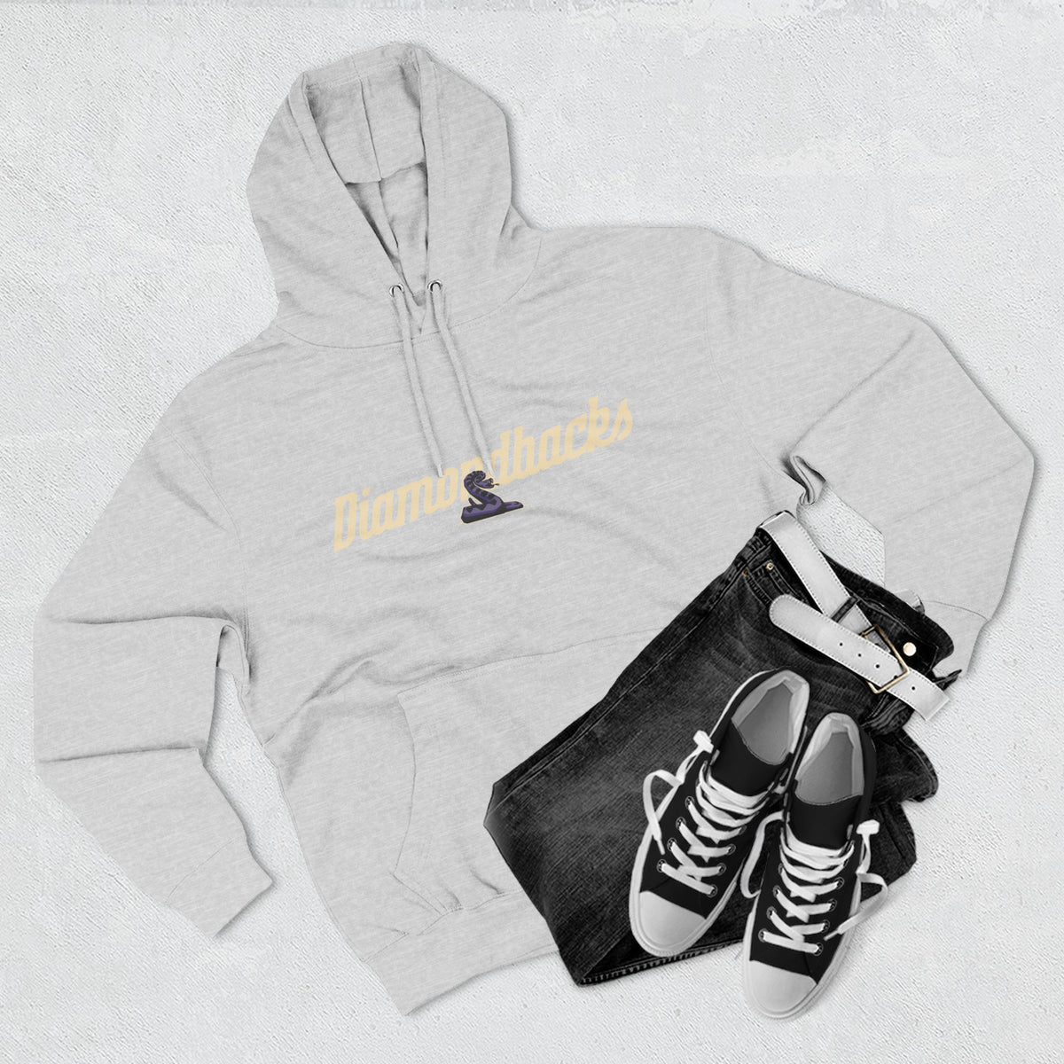 Century High School Diamondbacks | Text and Snake Hoodie