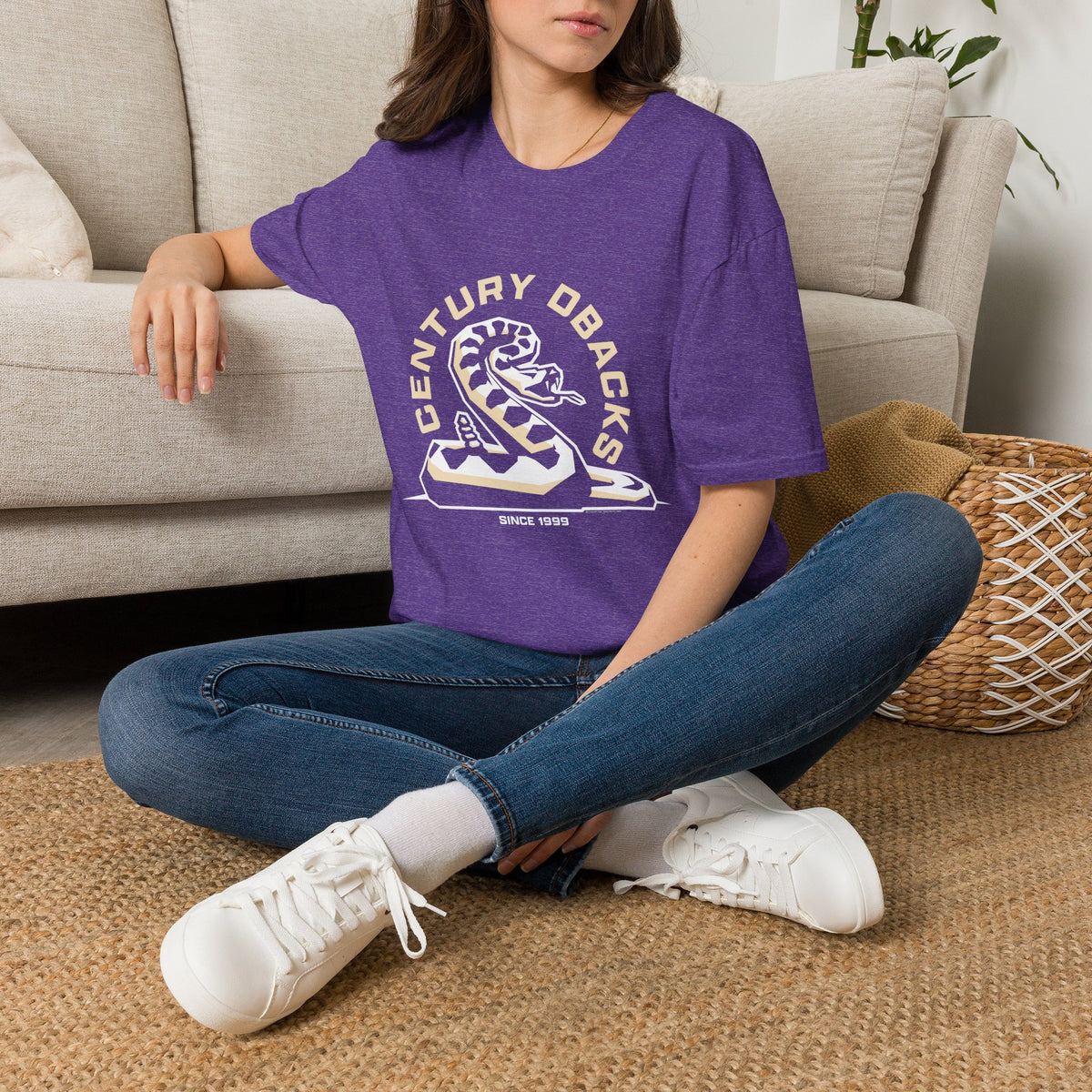 Century Diamondbacks T-Shirt | snake circle logo