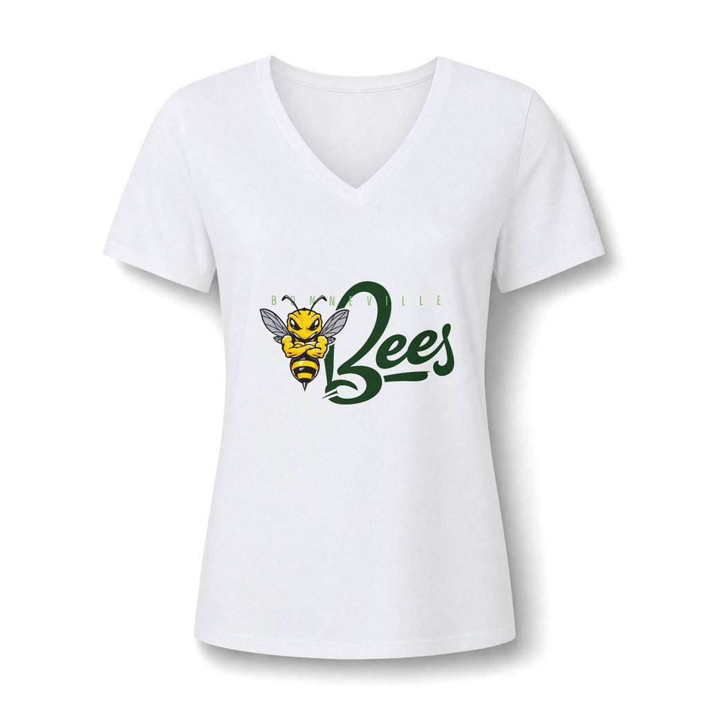 Bonneville High School Bees | Logo V-Neck Tee