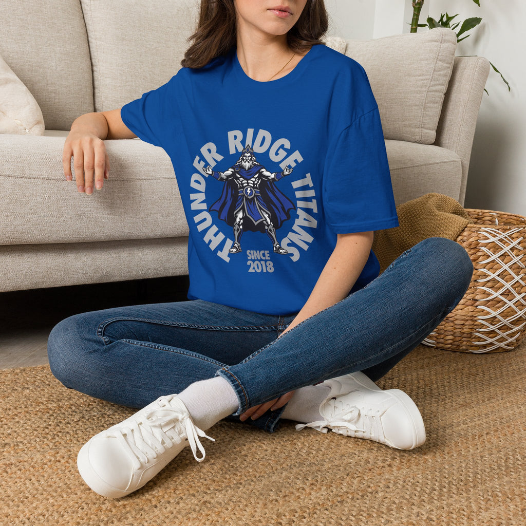 Thunder Ridge High School Titans T-Shirt | circular graphic