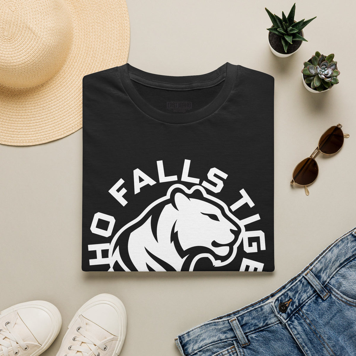 Idaho Falls High School Tigers T-Shirt | circle graphic