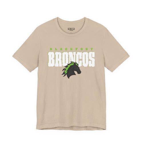 Blackfoot High School Broncos Tee | Big Word Shirt