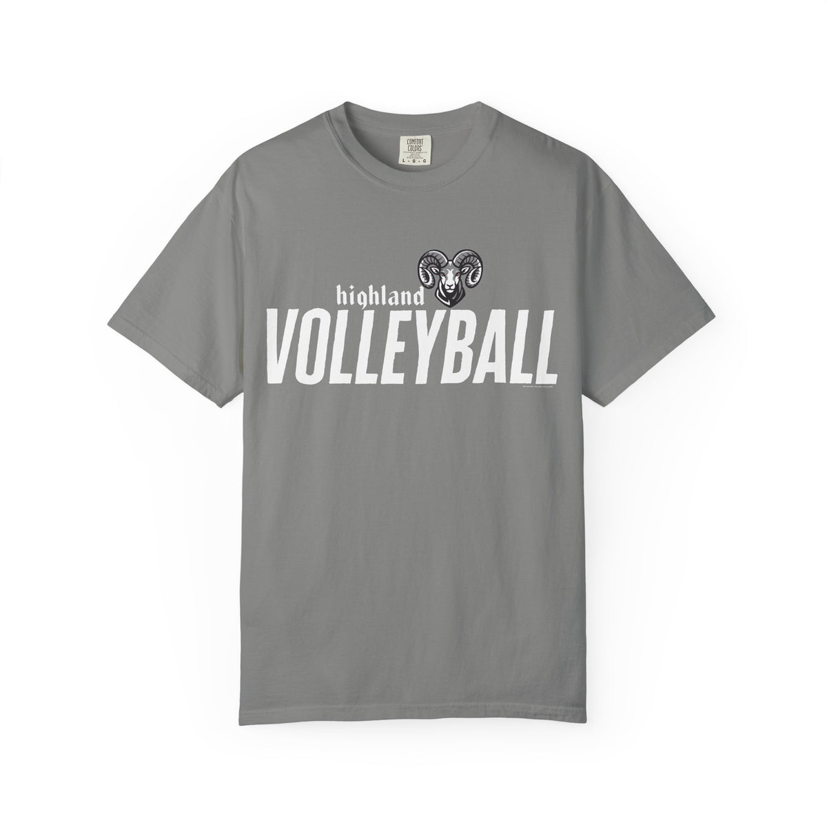 Highland High School Rams T-Shirt | volleyball tee